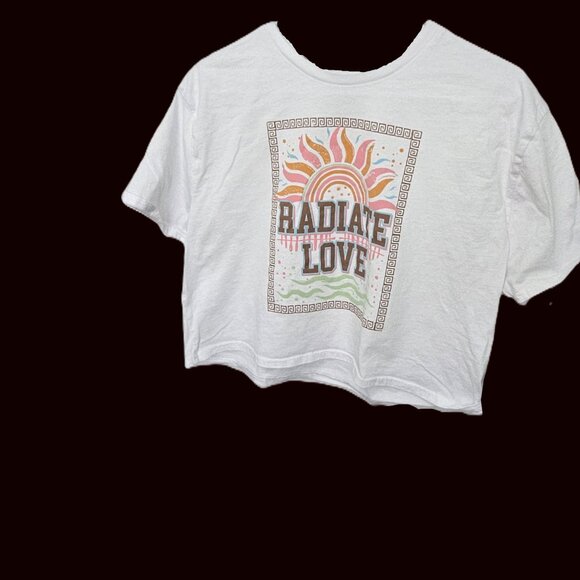 Radiate Love Cropped Tee - Picture 1 of 5